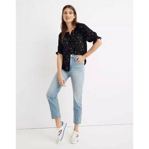 Madewell Classic Straight Jeans Meadowland Wash 33